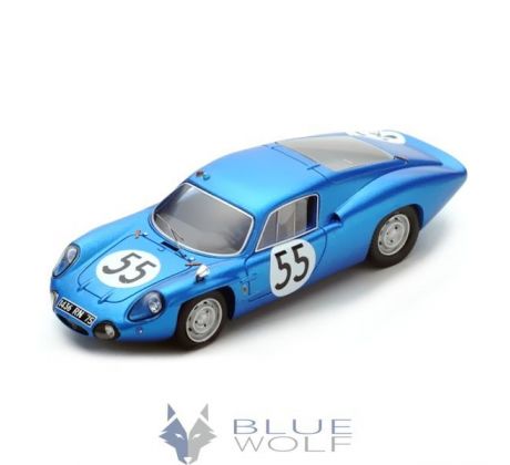 1/43 RENAULT ALPINE A110 N 55 24h LE MANS 1965 J.CHEINISSE - J.P.HANRIOUD