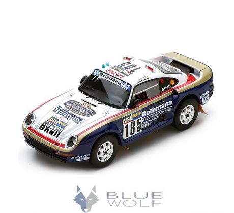 1/43 PORSCHE 959/60 ROTHMANS No.185 2nd RALLY PARIS DAKAR 1986