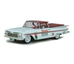 1/25 1959 Chevrolet El Camino *Texaco*, white/red