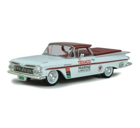 1/25 1959 Chevrolet El Camino *Texaco*, white/red