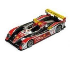 1/43 Audi R10 Audi Sport North America #2 LMP1 winner Le Mans 2008 Capello/MacNish/Kristensen, silver/red copy