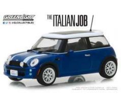 1/43 2003 Mini Cooper S "the Italian Job 2003", modrý s bielymi pruhmi